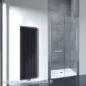 FLAIR-Portes de douche battantes épaisseur 6mm-90x195cm-FFSD90S